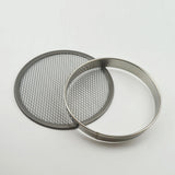 Maxbell Stainless Steel Pastry Rings Metal Ring Mold for Pizza Baking Pans 7inch