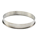 Maxbell Stainless Steel Pastry Rings Metal Ring Mold for Pizza Baking Pans 7inch