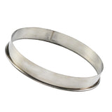 Maxbell Stainless Steel Pastry Rings Metal Ring Mold for Pizza Baking Pans 7inch