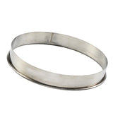 Maxbell Stainless Steel Pastry Rings Metal Ring Mold for Pizza Baking Pans 7inch