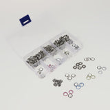 Maxbell 50 Sets DIY 9.5mm Prong Ring Snap Fasteners Press Studs Popper with Plier 2