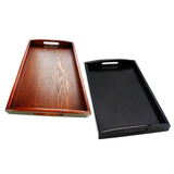 Maxbell Japanese Rectangular Fruit Food Server Tray Wooden Pallet E 30x20x3.5cm