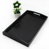 Maxbell Japanese Rectangular Fruit Food Server Tray Wooden Pallet B 45x35x4cm
