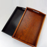 Maxbell Japanese Rectangular Fruit Food Server Tray Wooden Pallet B 45x35x4cm