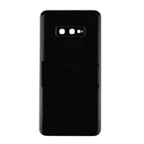 Maxbell Back Glass Replacement Battery Cover w/ Camera Lens for Samsung S10E Black
