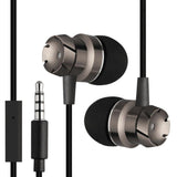Maxbell 3.5mm SuperBass Music In-ear Stereo Headphones Headset With Mic Black