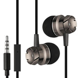 Maxbell 3.5mm SuperBass Music In-ear Stereo Headphones Headset With Mic Black