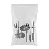 Maxbell 3.5mm SuperBass Music In-ear Stereo Headphones Headset With Mic Black