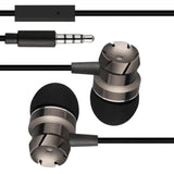 Maxbell 3.5mm SuperBass Music In-ear Stereo Headphones Headset With Mic Black