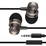 Maxbell 3.5mm SuperBass Music In-ear Stereo Headphones Headset With Mic Black