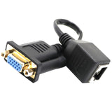 Maxbell VGA Female to RJ45 Female 15-pin PVC LAN Network Cable Network Adapter