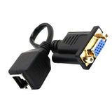 Maxbell VGA Female to RJ45 Female 15-pin PVC LAN Network Cable Network Adapter