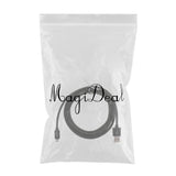 Maxbell 2.4A Current Fast USB Cable Charger Cord Android Charging Cable Black