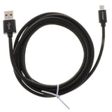 Maxbell 2.4A Current Fast USB Cable Charger Cord Android Charging Cable Black