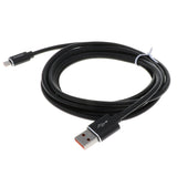 Maxbell 2.4A Current Fast USB Cable Charger Cord Android Charging Cable Black