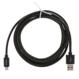 Maxbell 2.4A Current Fast USB Cable Charger Cord Android Charging Cable Black