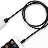 Maxbell 2.4A Current Fast USB Cable Charger Cord Android Charging Cable Black