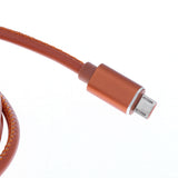 Maxbell 2.4A Current 3ft Fast USB Cable Charger Cord Android Charging Cable Orange