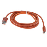 Maxbell 2.4A Current 3ft Fast USB Cable Charger Cord Android Charging Cable Orange