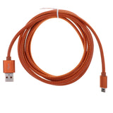 Maxbell 2.4A Current 3ft Fast USB Cable Charger Cord Android Charging Cable Orange