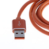 Maxbell 2.4A Current 3ft Fast USB Cable Charger Cord Android Charging Cable Orange