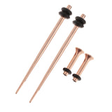 Maxbell 4Pcs Ear Stretching Tapers Plugs Tunnels Ear Gauges Expander Jewelry 1.6mm