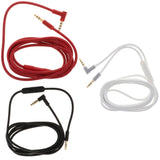 Maxbell 3.5mm Male to Right Angle Male Headphone Stereo Audio Aux Cable Red