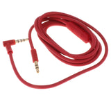 Maxbell 3.5mm Male to Right Angle Male Headphone Stereo Audio Aux Cable Red