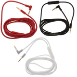 Maxbell 3.5mm Male to Right Angle Male Headphone Stereo Audio Aux Cable Red