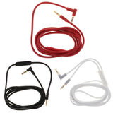 Maxbell 3.5mm Male to Right Angle Male Headphone Stereo Audio Aux Cable Red