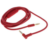 Maxbell 3.5mm Male to Right Angle Male Headphone Stereo Audio Aux Cable Red