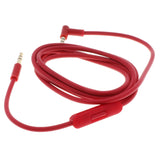 Maxbell 3.5mm Male to Right Angle Male Headphone Stereo Audio Aux Cable Red