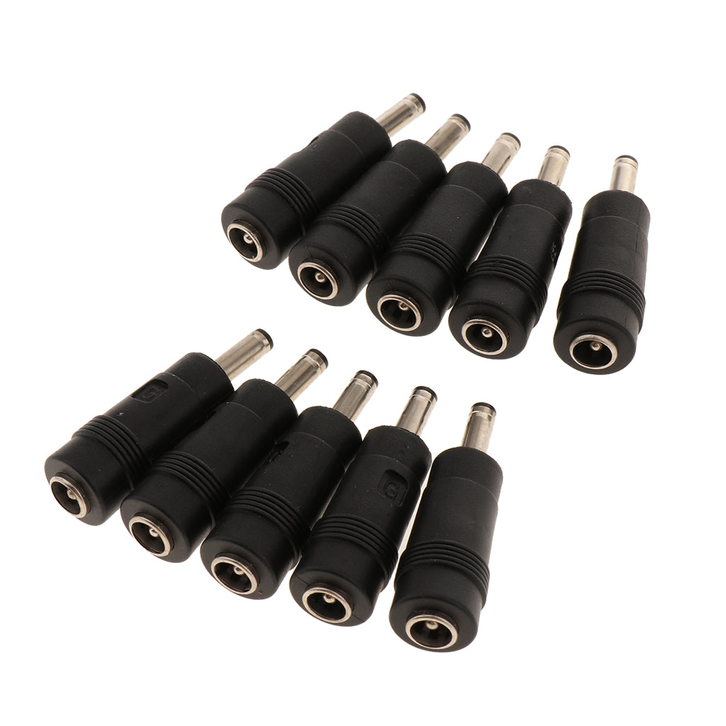 Maxbell 10 Pieces DC 5.5x2.1mm Female to 4.0x1.35mm Male Laptop Power Supply Adapter