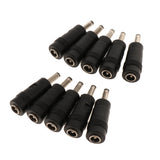 Maxbell 10 Pieces DC 5.5x2.1mm Female to 4.0x1.35mm Male Laptop Power Supply Adapter