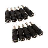Maxbell 10 Pieces DC 5.5x2.1mm Female to 4.0x1.35mm Male Laptop Power Supply Adapter