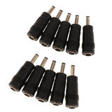 Maxbell 10 Pieces DC 5.5x2.1mm Female to 4.0x1.35mm Male Laptop Power Supply Adapter