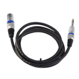 Maxbell 6.35mm Male to XLR Male Cable - 1/4" Male to XML Male Audio Cord 150cm