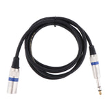 Maxbell 6.35mm Male to XLR Male Cable - 1/4" Male to XML Male Audio Cord 150cm