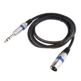 Maxbell 6.35mm Male to XLR Male Cable - 1/4" Male to XML Male Audio Cord 150cm