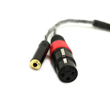 Maxbell Microphone Cable 3.5mm Male to XLR Female and 3.5mm Female Cable black