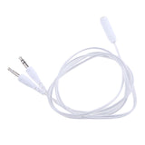 Maxbell 3.5mm Female to 2 Male Headphone Mic Audio Y Splitter Cable  silver