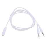 Maxbell 3.5mm Female to 2 Male Headphone Mic Audio Y Splitter Cable  silver