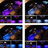 Maxbell Car LED Strip Lights LED App Control Interior Lights Sound Active Function