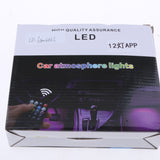 Maxbell Car LED Strip Lights LED App Control Interior Lights Sound Active Function