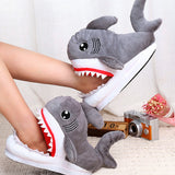 Cute Plush Shark Shape Slipper Indoor Home Winter Slippers House Funny Shoes