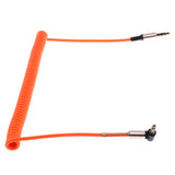 Maxbell 3.5mm Auxiliary Audio Male to Male Cable 90 Degree Right Angle Line Orange