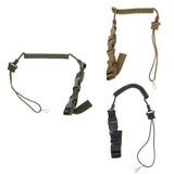 Maxbell Outdoor Multi-functional Tactical Lanyard Anti-lost Safety Rope Keychain Black