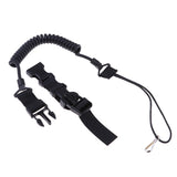 Maxbell Outdoor Multi-functional Tactical Lanyard Anti-lost Safety Rope Keychain Black