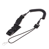 Maxbell Outdoor Multi-functional Tactical Lanyard Anti-lost Safety Rope Keychain Black