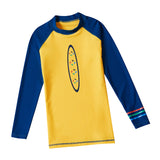 Maxbell Kids Boys Surf Beach Sunsuit Swim Rash Guard Long Sleeve Shirt Tops XL